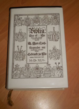 Biblia Germanica 1545.“ (Martin Luther ) – Buch gebraucht kaufen 